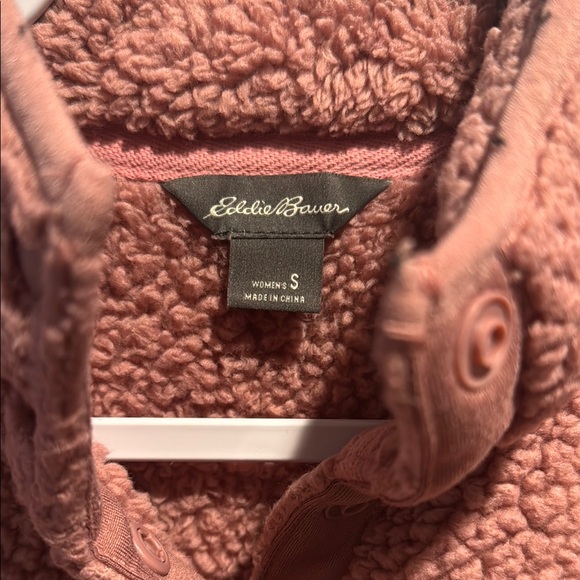 Pink Cowl Turtleneck Sweater with Fluffy Texture and Relaxed Fit - Picture 2 of 3